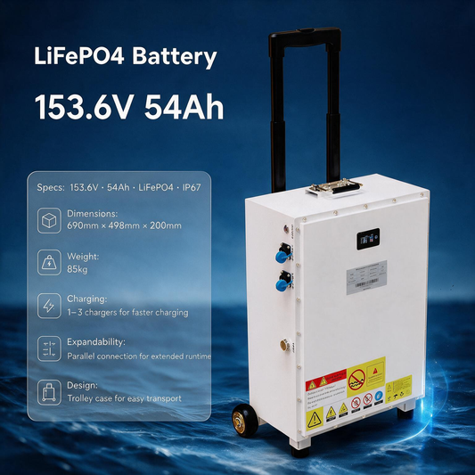 153.6V/54Ah LiFePO4 Battery | IP67